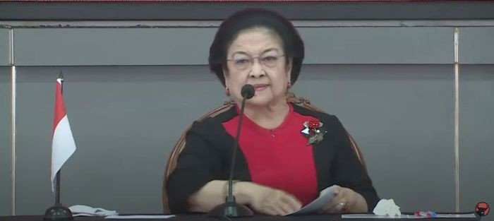 10. tangkapan layar ketua umum pdi perjuangan megawati soekarnoputri( foto. youtube pdip