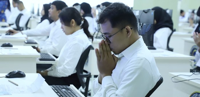 ilustrasi tes cpns yang digelar kemenpan rb. (menpan.go.id)