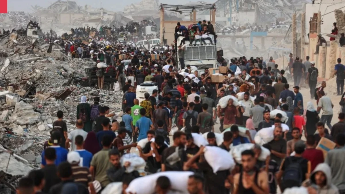 kelaparan massal melanda gaza, palestina