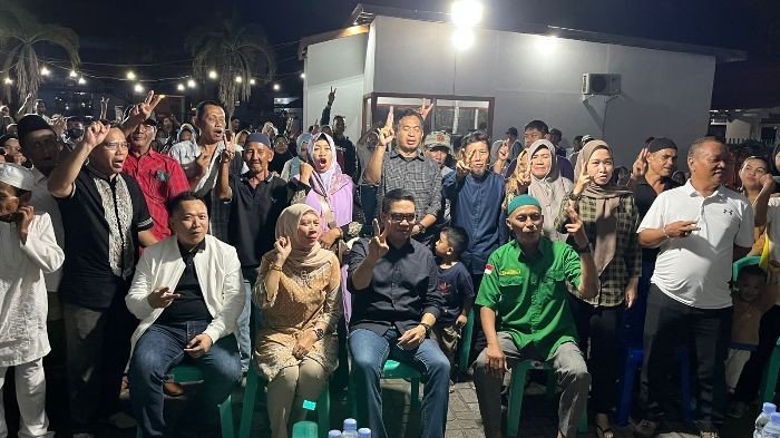 potret sosialisasi calon wali kota samarinda, andi harun lakukan sosialisasi program penanganan banjir di samarinda.: foto istimewa