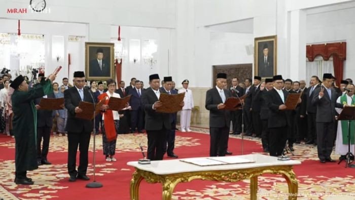 suasana pimpinan dan dewan pengawas (dewas) kpk periode 2024 2029