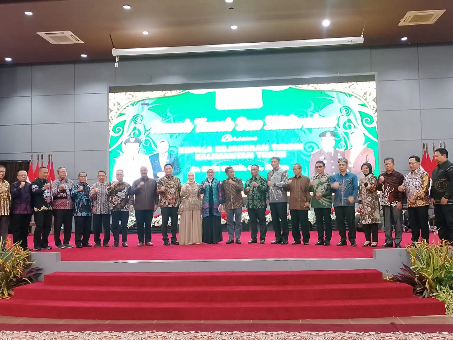 suasana ramah tamah dan silaturahmi kepala kejaksaan tinggi kejati kaltim iman wijaya